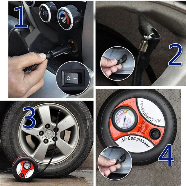 🚘🚘MINI COMPRESOR DE AIRE DE 12V 🚘🚘