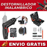 🔩🔨DESTORNILLADOR ELECTRICO RECARGABLE + 45 PIEZAS🔨🔩