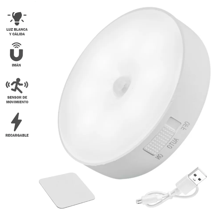 💡💡 PACK X 2 FOCO LED CON SENSOR DE MOVIMIENTO 💡💡